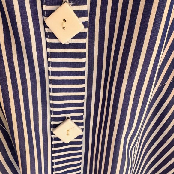 IC by Connie K Blue/White Striped Tunic w/ Pockets, SZ S, EUC - Picture 9 of 12